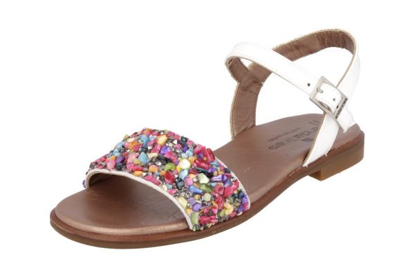 Sandalia charol pearl piedras