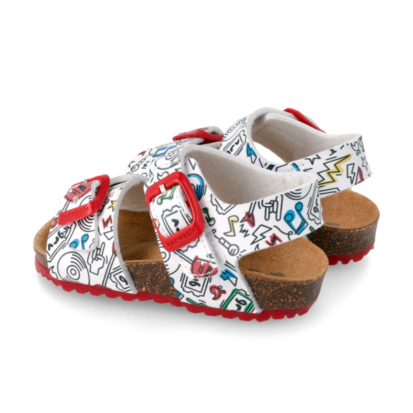Sandalia bio estampada music - Imagen 3
