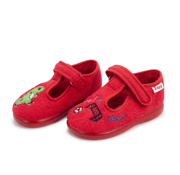 Zapatilla casa pepito dinosaurio
